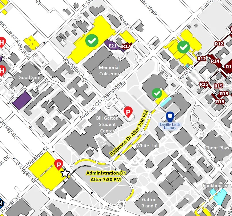 Parking, Directions and Facilities College of Communication & Information